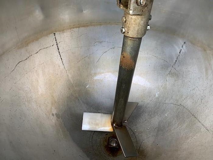 Used Groen 100 Gallon Stainless Steel Jacketed Steam Mix Kettle NF 100