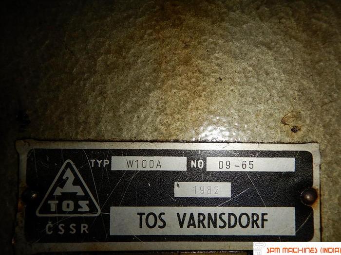 Used TOS W100A H Boring Machine (Hardened Bed + ISO Taper) - 1982
