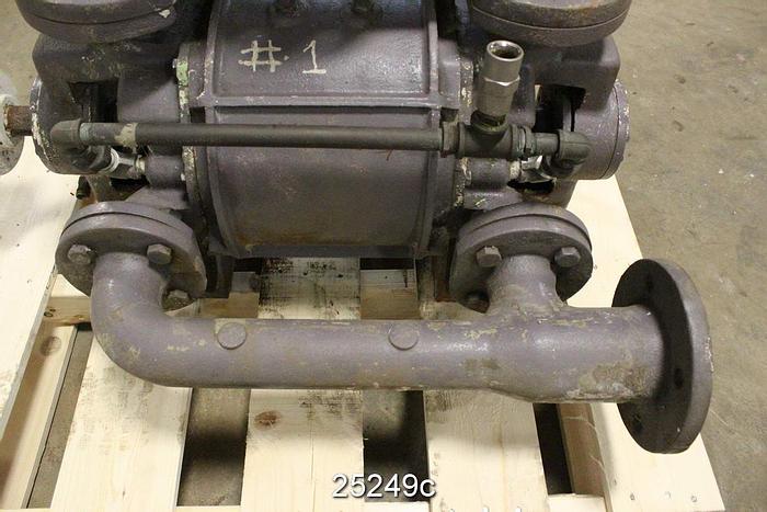 Used Nash CL302 Vacuum Pump, Cast Iron Casing, Cones And Rotor. #25249