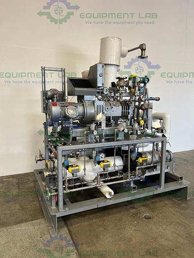 Used Busch  NC0070.ABM6.00RF Single Stage Cobra Dry Screw Vacuum Pump w/ Goulds LF3196
