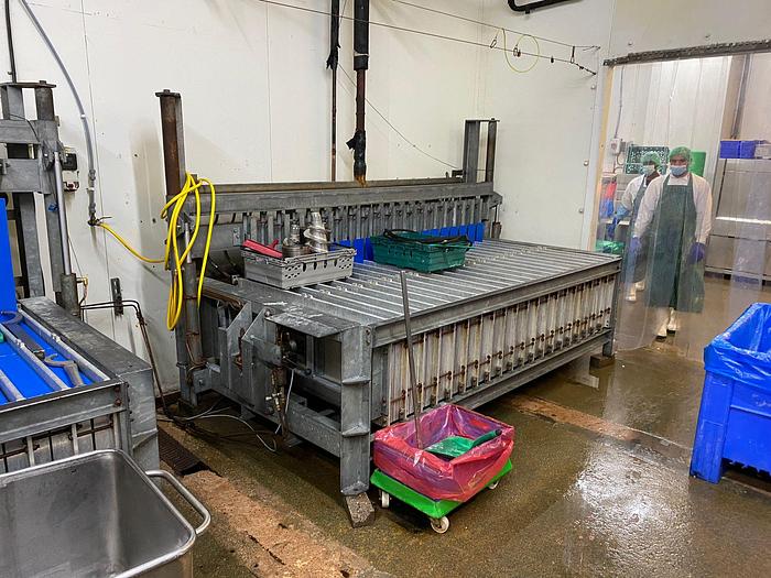 Used 2000 Jackstone horizontal plate freezing system with Linde AG refrigeration pack