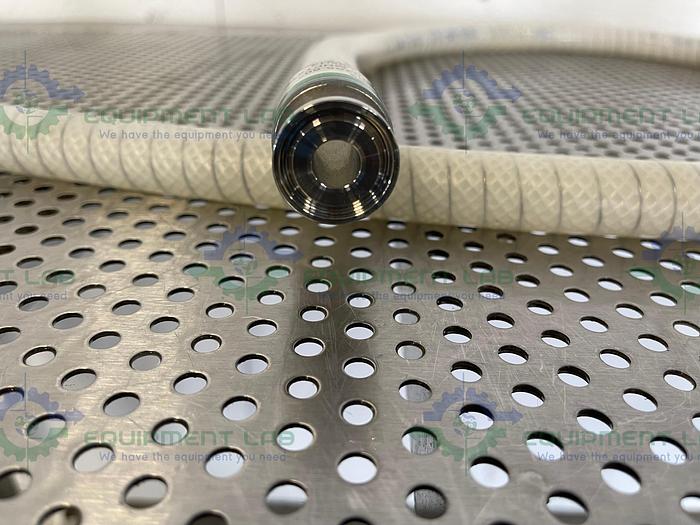 Used Sani Tech  STHT-WR-0500 60" Silicone Hose w/ Threaded and 1/2" Sanitary Fitting