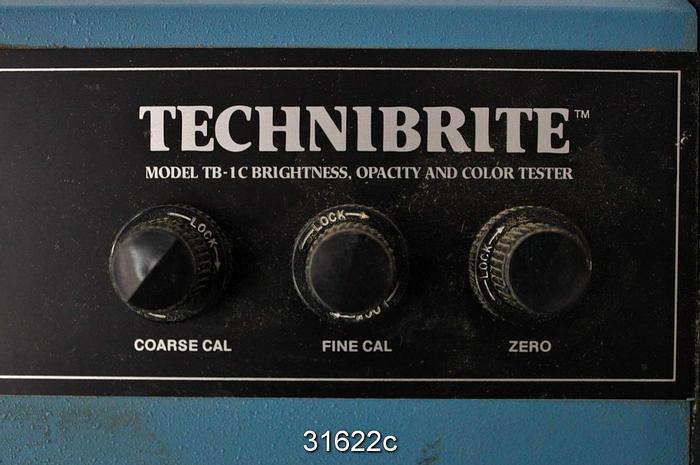 Used Technidyne TB-1C Technibright Brightness, Opacity, and Color Tester #31622