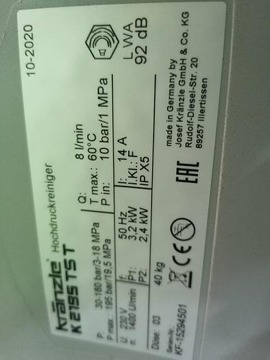 Máquina de lavar pressao KRANZLE