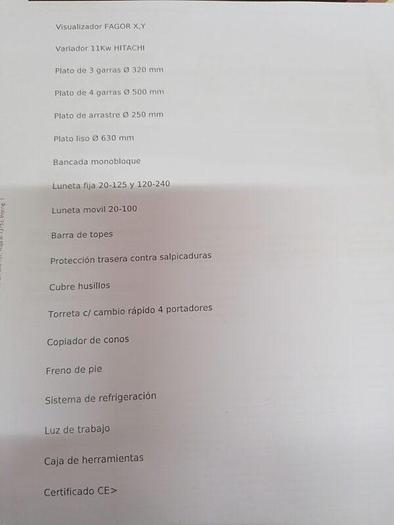 Torno mecânico HELLER CE660V x 3000