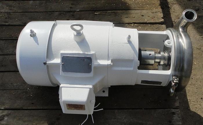 Used Pump, Centrif., 10 HP, 316 S/st, Tri Clover, C218MD21TI, 3" #S740229