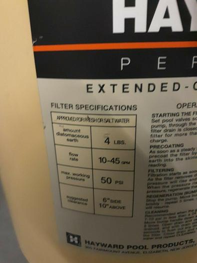 Used Hayward Perflex Extended-Cycle D.E Filter