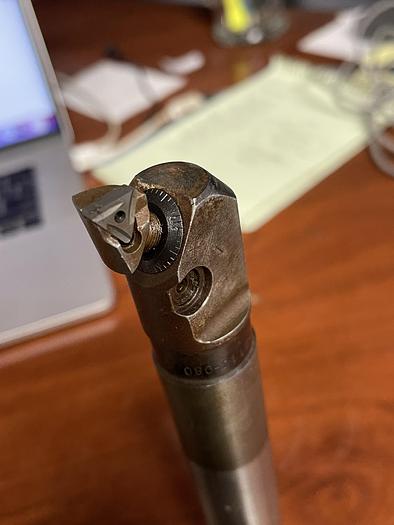 Used USED-TSD MICOROBORE SS10GA-A114-080 ADJUSTABLE BORING BAR. SHANK 1"