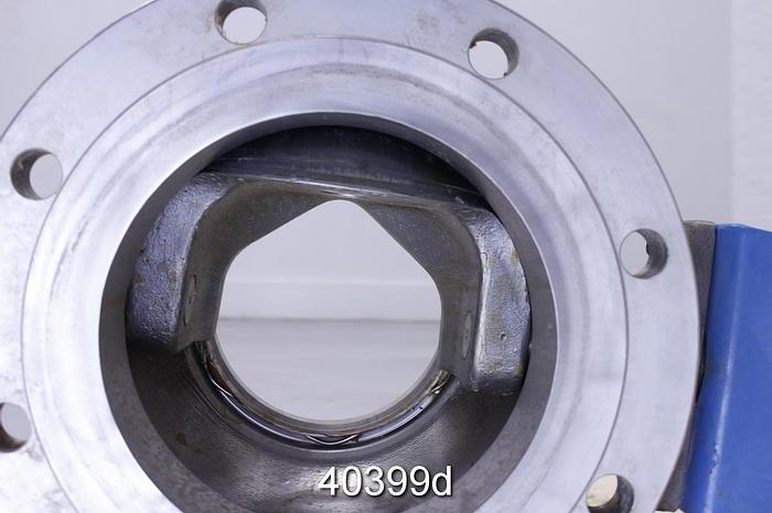 Used Neles Jamesbury 8" V-ball Control Valve #40399