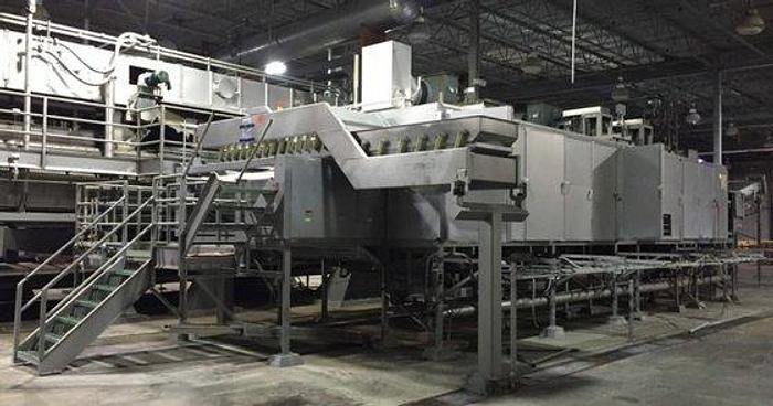 Used Dryer, Apron, 8' X 45', S/st, National Drying, Steam, #5991900