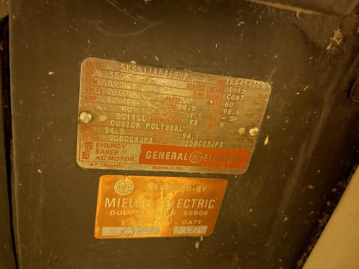 Used ANDRITZ SPROUT BAUER MODEL R20 TF-III REFINER WITH MOTOR