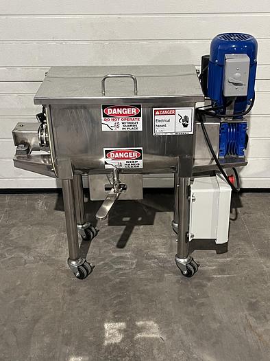 Used Used 1 Cubic Foot Stainless Steel Double Ribbon Blender