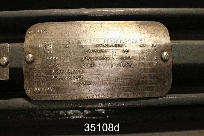 Refurbished Hoffman 751 Blower, 8x8 #35108