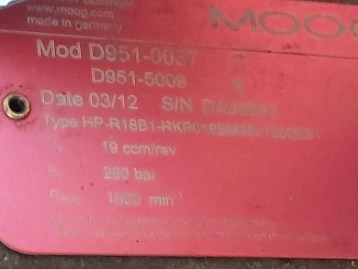 Gebraucht Hydraulikpumpe, Doppelradialkolbenpumpe, HP R18B1, HP R18XX, Moog, gebraucht
