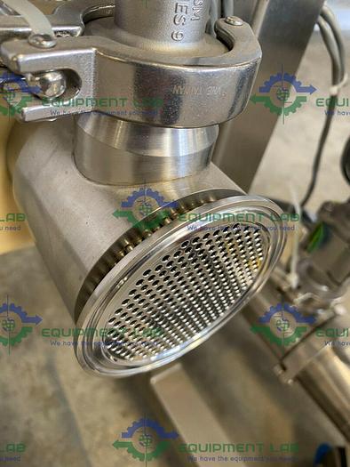 Used Exergy  02655-05 Stainless Steel Shell & Tube Heat Exchanger 20.3 Sq. Ft. on Cart