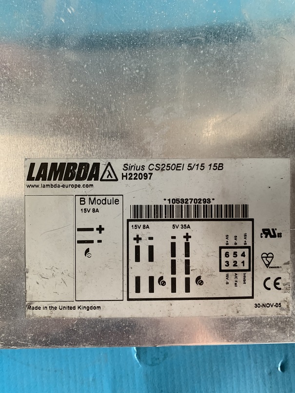 Used nemic lambda h22097 cs250ei 5/15 15B