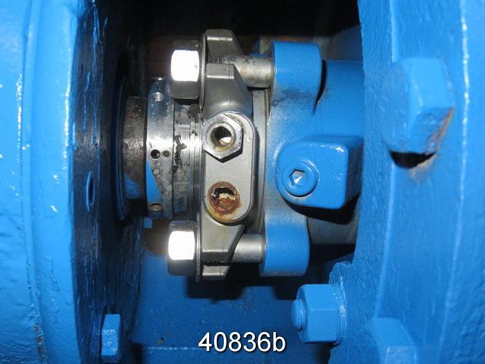 Used Goulds 3196 6x8x13 Pump, SS Casing, 6-Vane, 12.5 SS Open Impeller #40836
