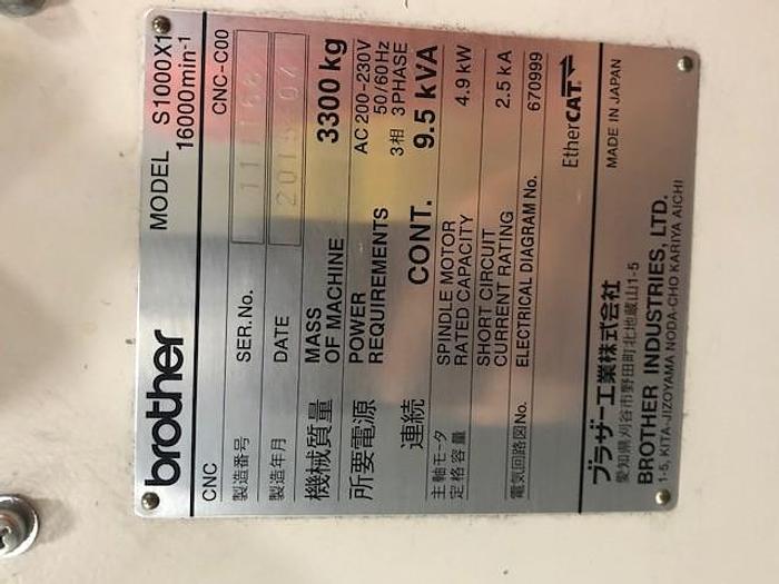 Used 2017 BROTHER Speedio S1000X1