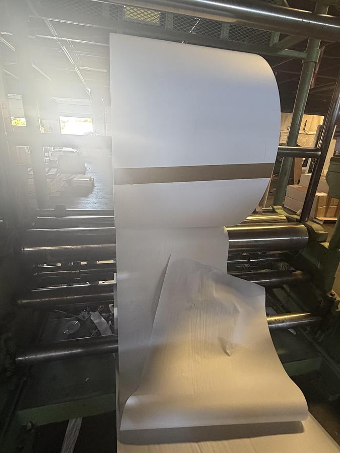 Used 74" Langston Slitter Rewinder