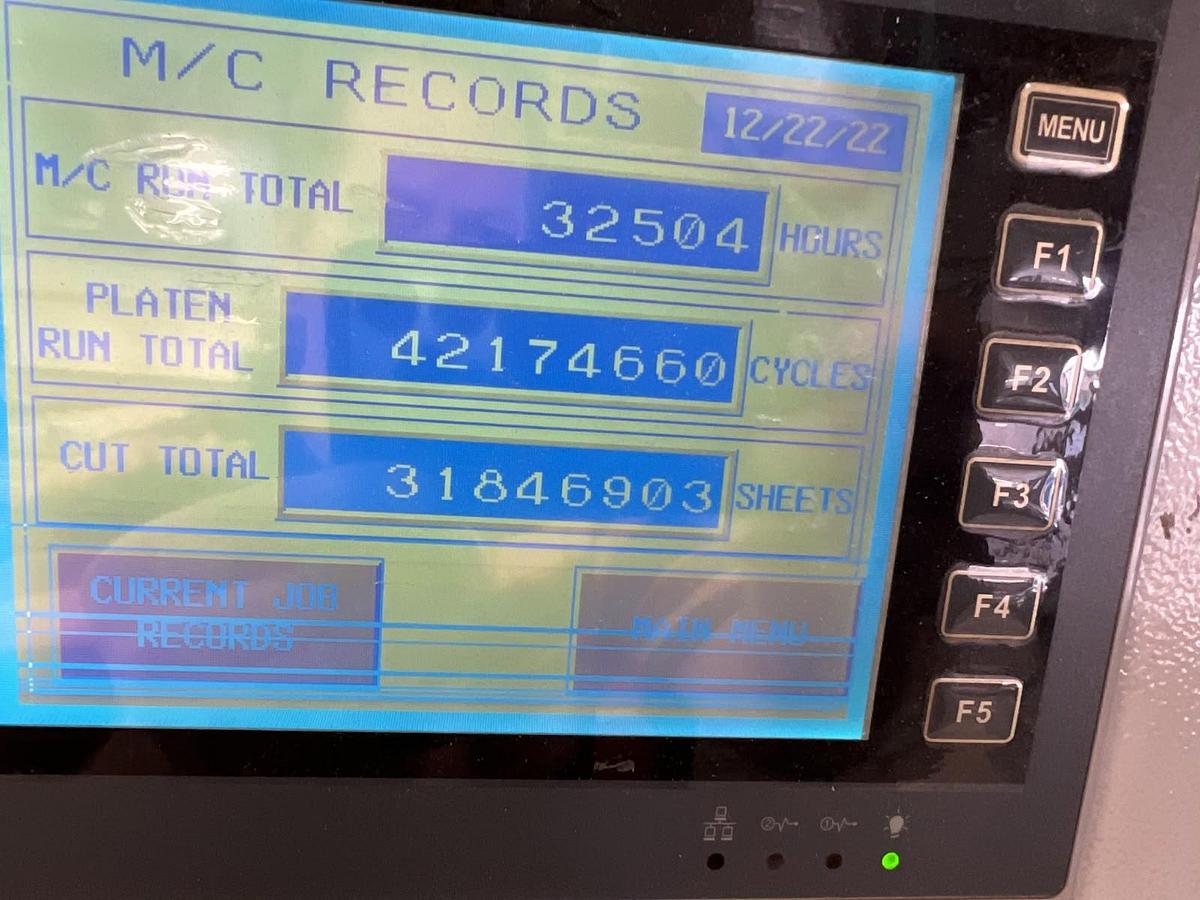 Used 2011 BRAUSSE 1050 SE Automatic Die Cuter