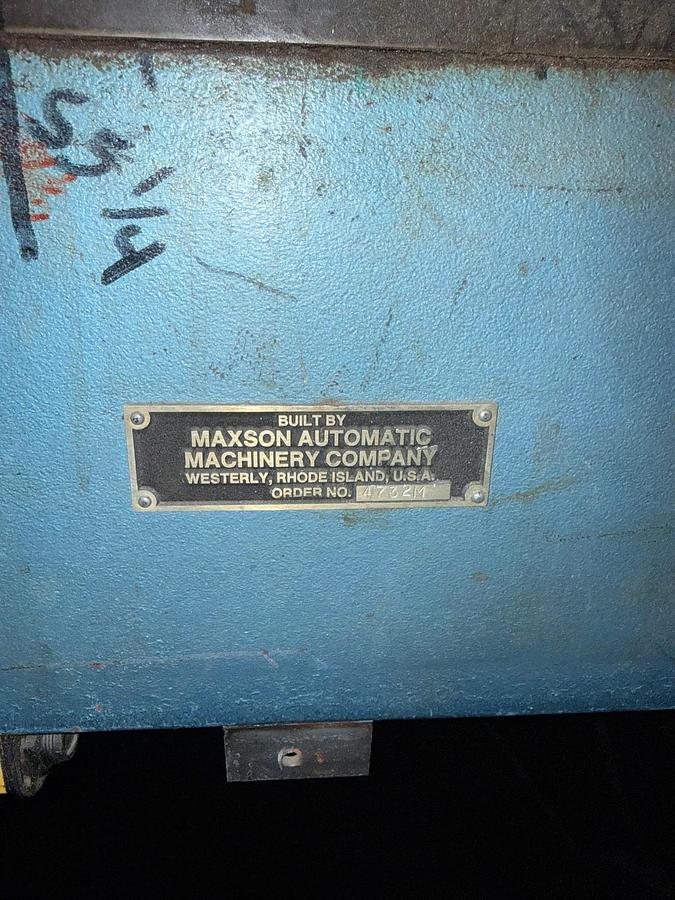 Used 1989 Maxson 57” MSH Sheeter