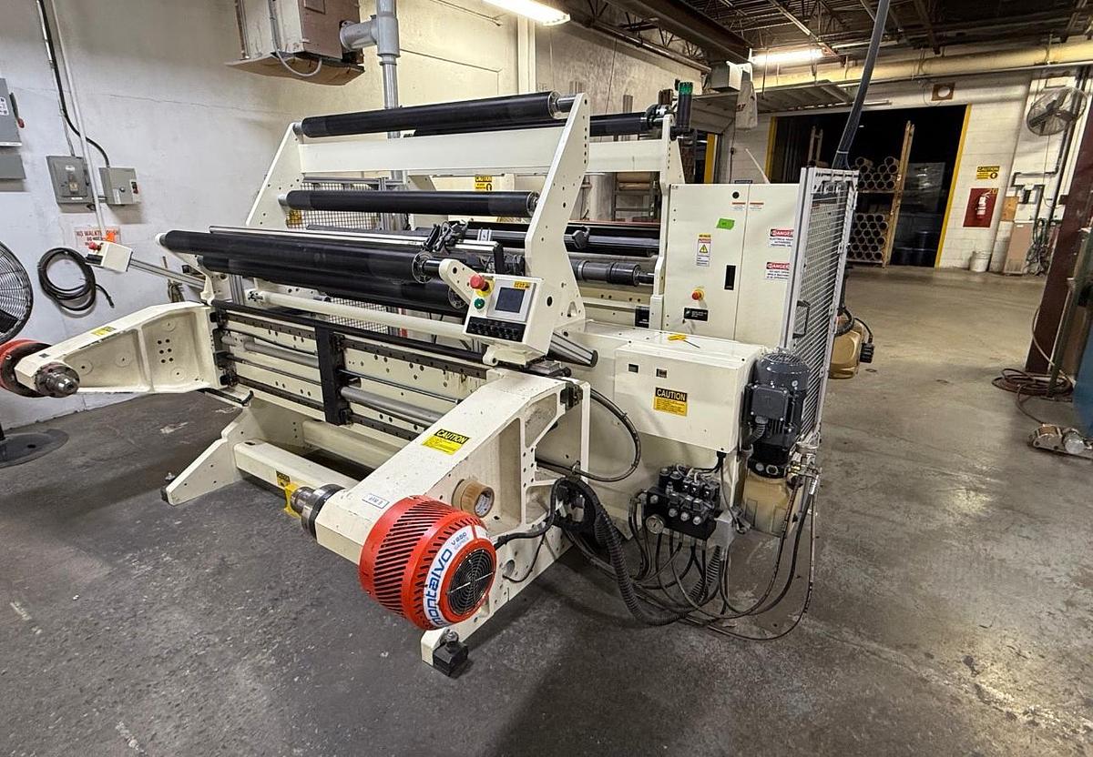 Used Deacro R1300 Master Roll Rewinder