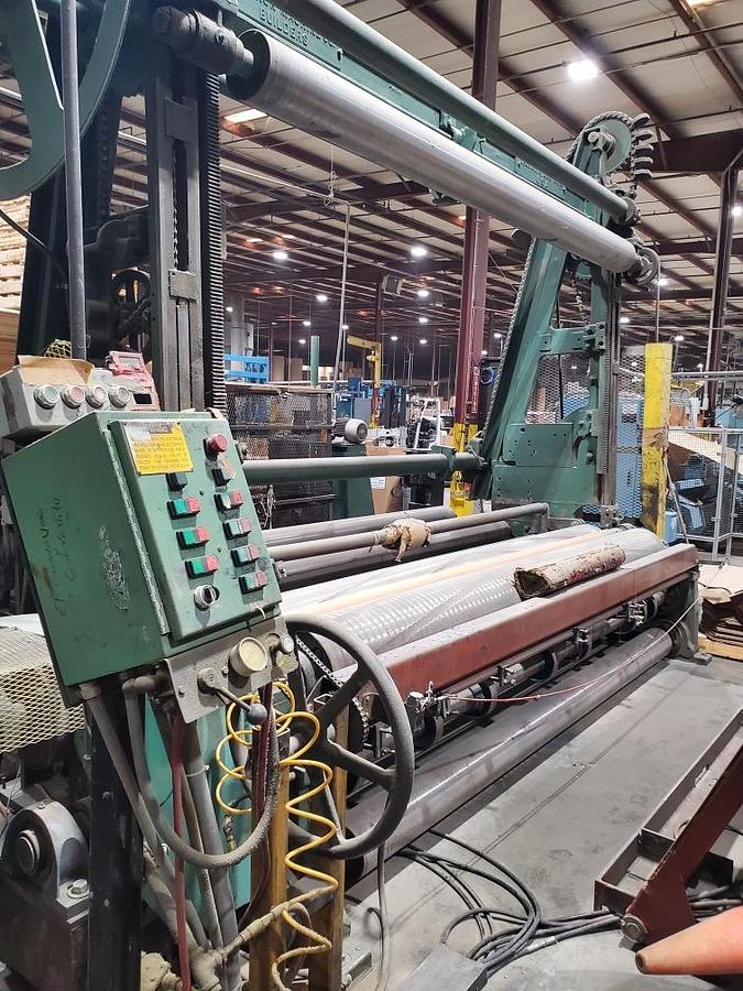 Used 132” Cameron Model 18 Rewinder