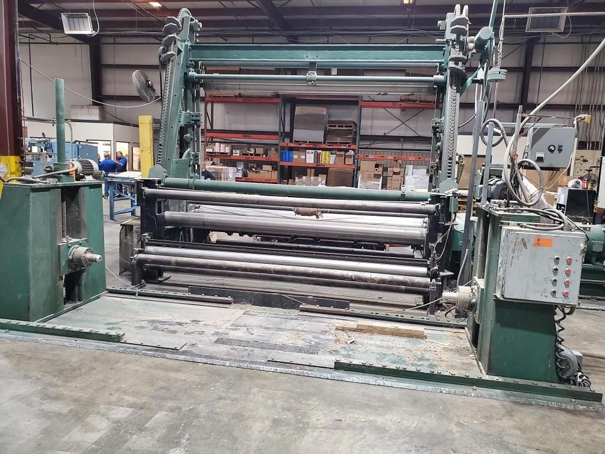 Used 132” Cameron Model 18 Rewinder