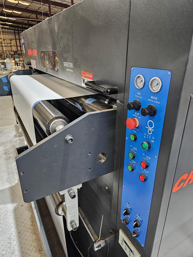 Used 2021 CHM-1700 SK Single Knife Precision Sheeter