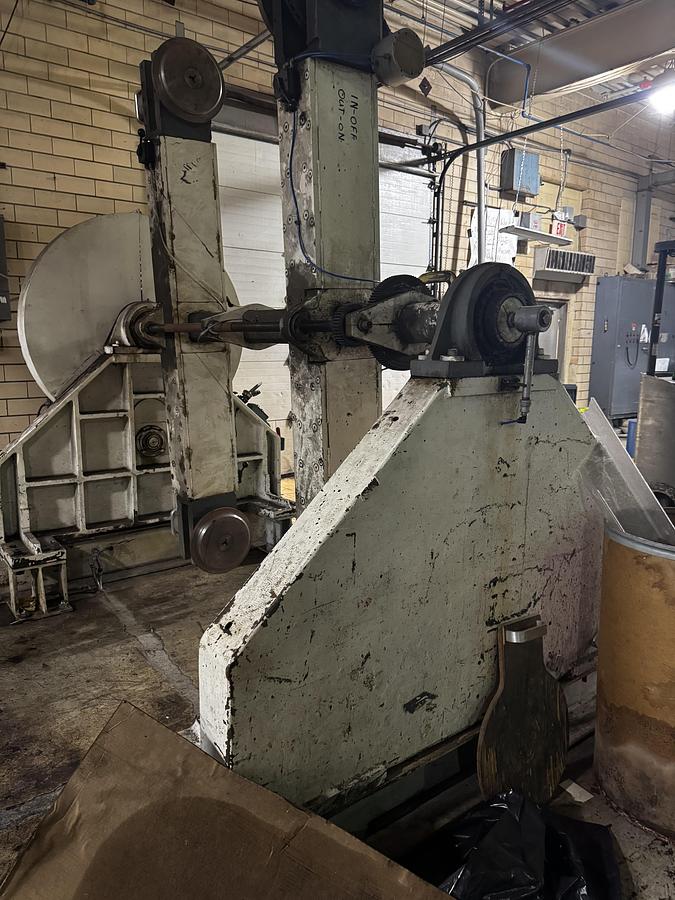 Used 44" Zerand Web Fed Die Cutter 2 color Flexo