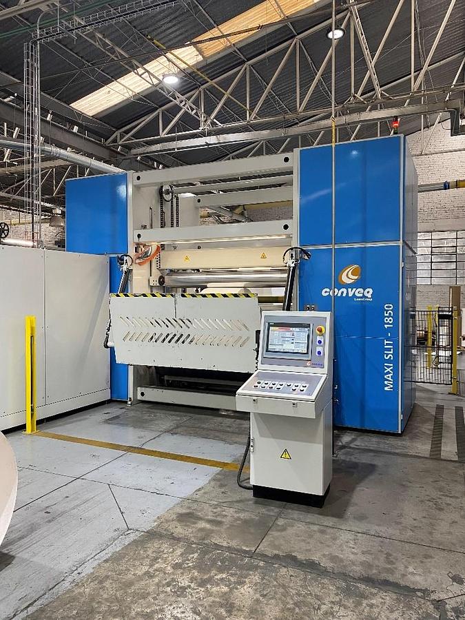 Used 2024 Conveq Maxi Slit 1850 Single-Shaft Slitter Rewinder