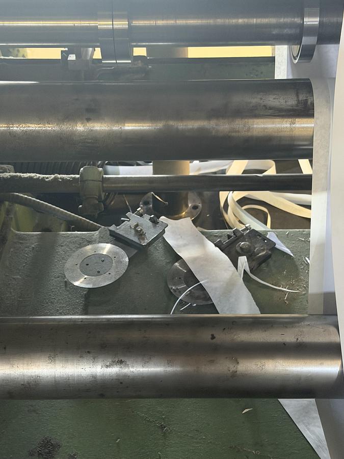 Used 74" Langston Slitter Rewinder