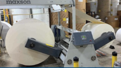 Used 2013 Maxson MHD Model Dual Kinfe Sheeter