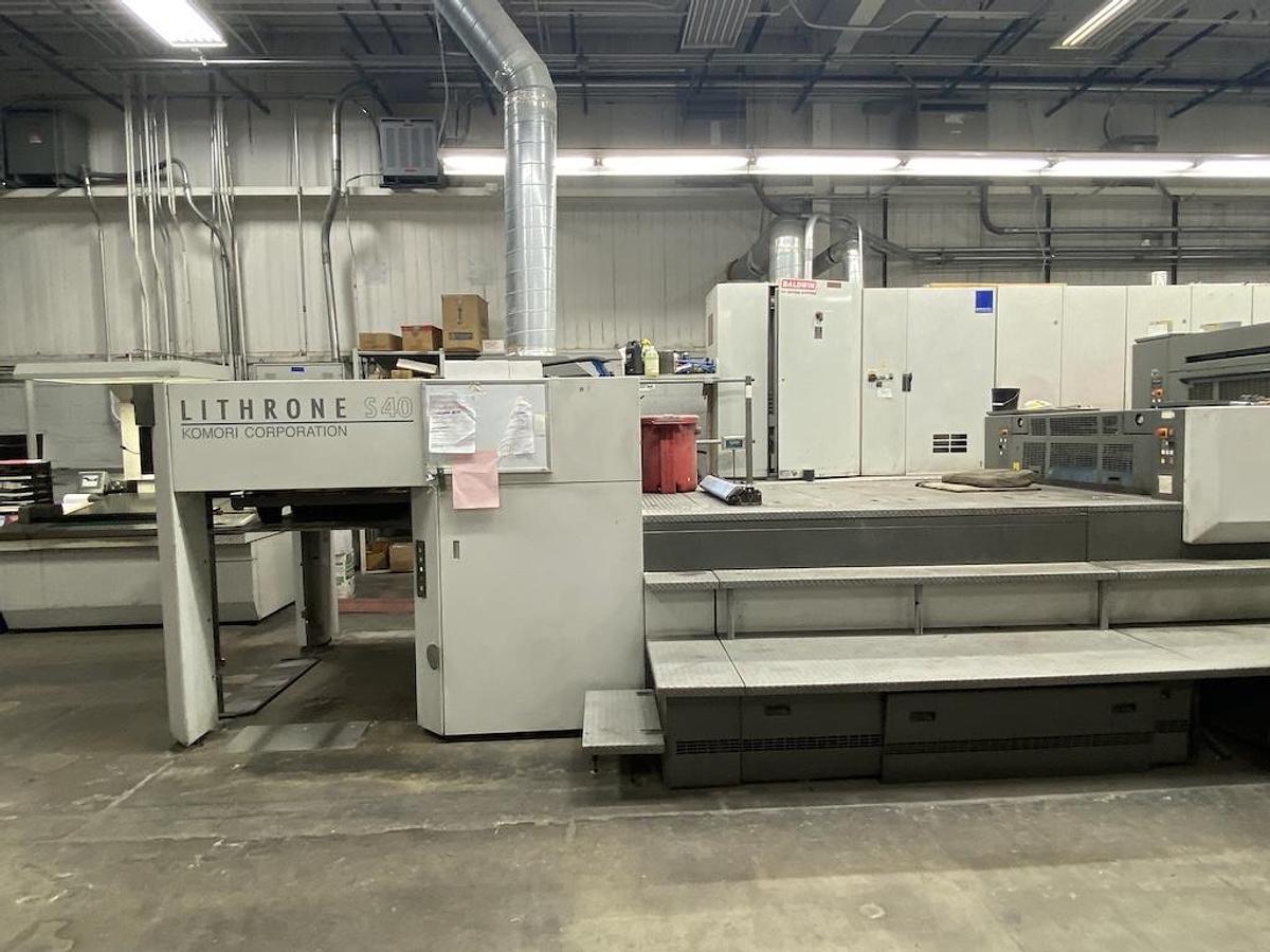 Used 2006 KOMORI LS540 +CTR Printing Press