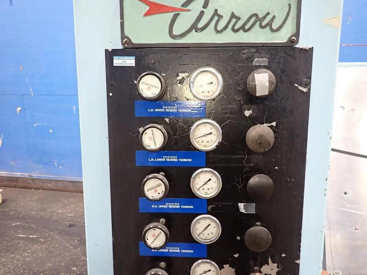 Used 62” Arrow Duplex Slitter Rewinder Model 475