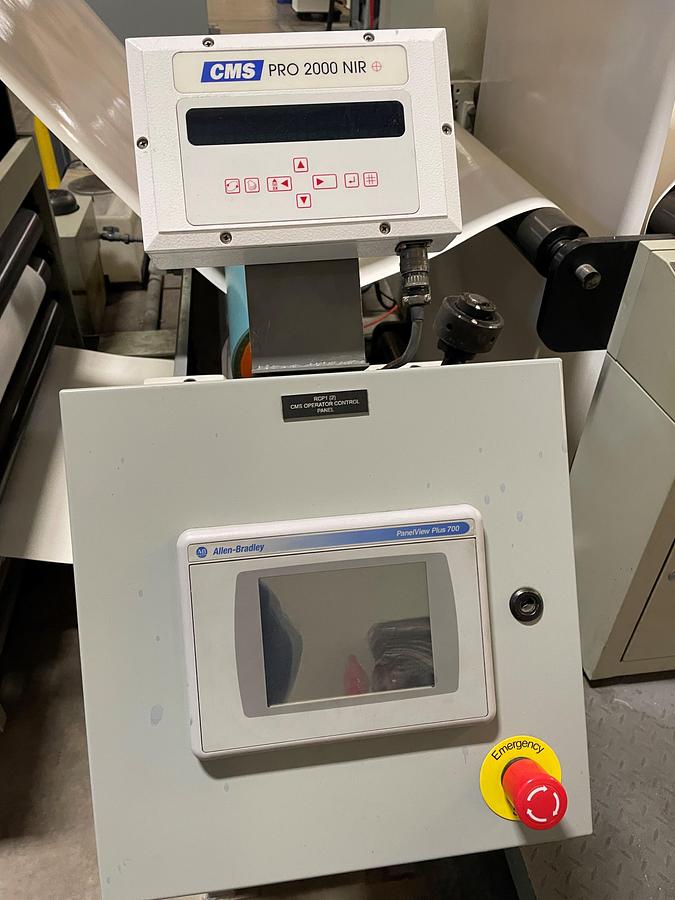 Used 2007 4 Color Flexo 40” wide with CMS moistener system