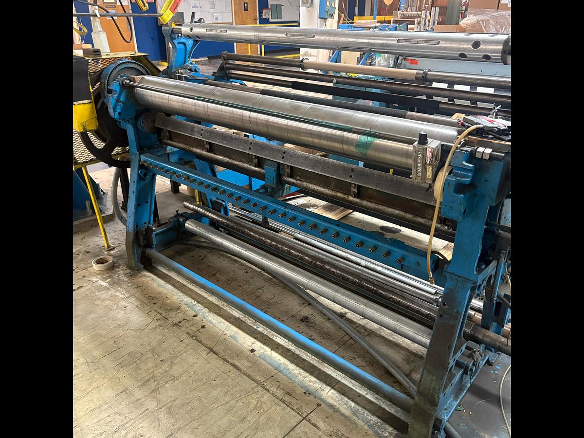 Used 60” Cameron Model 26-2A Slitter Rewinder