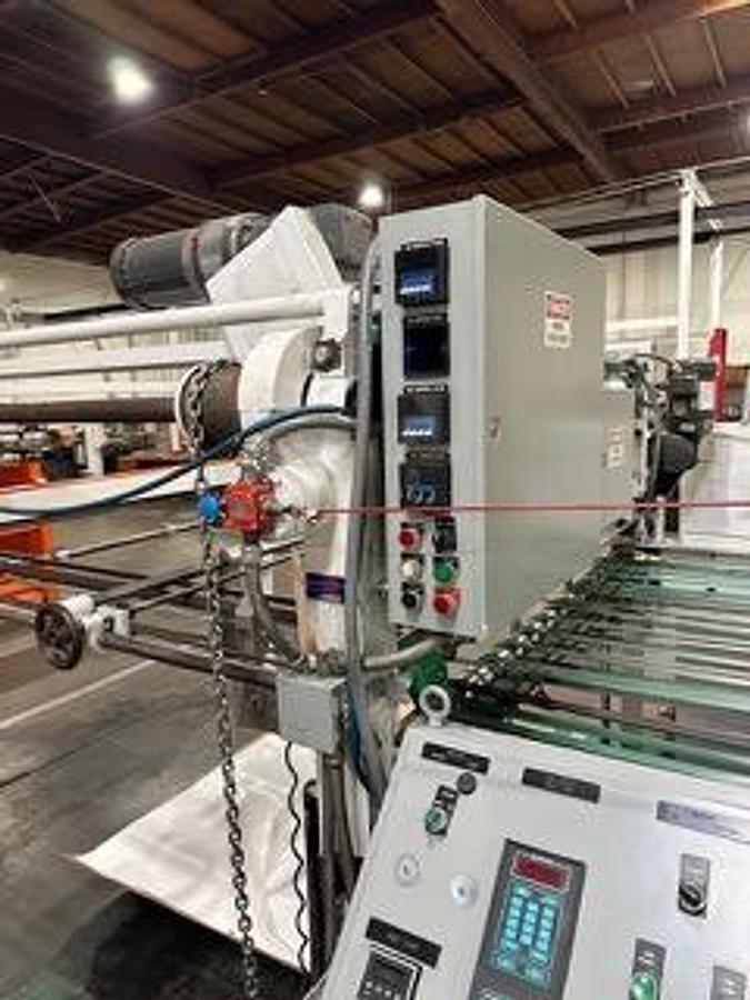 Used 72 "Beck Sheeter with Piler