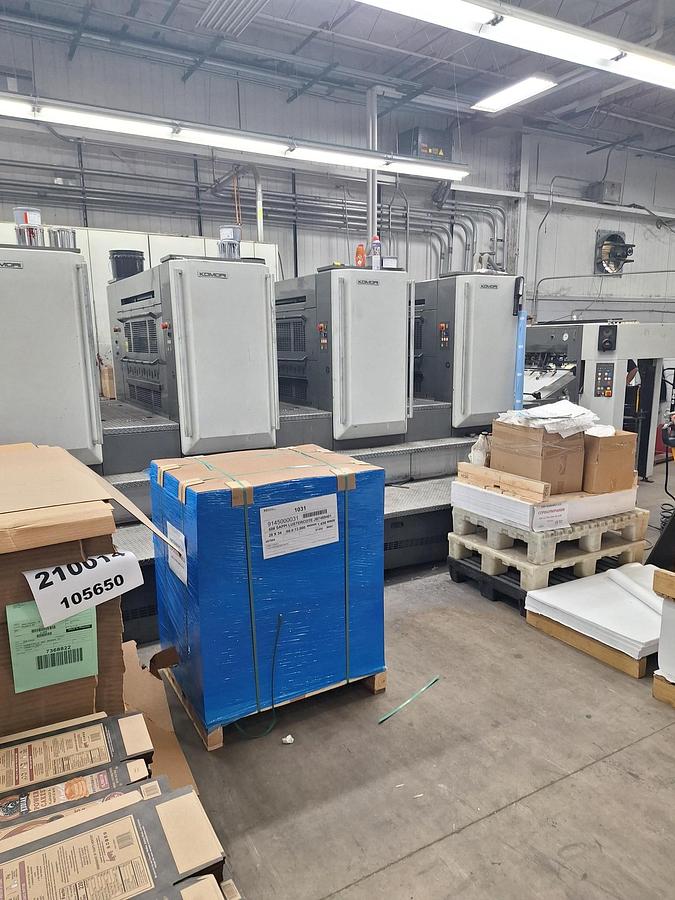 Used 2006 KOMORI LS540 +CTR Printing Press
