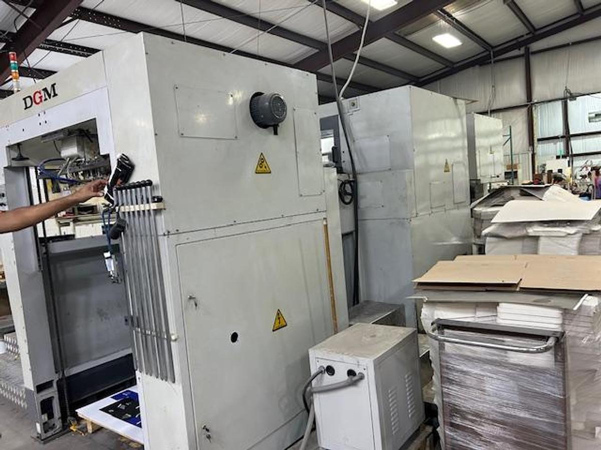Used 2012 DGM BC 1050 S Diie Cutter with Stripping