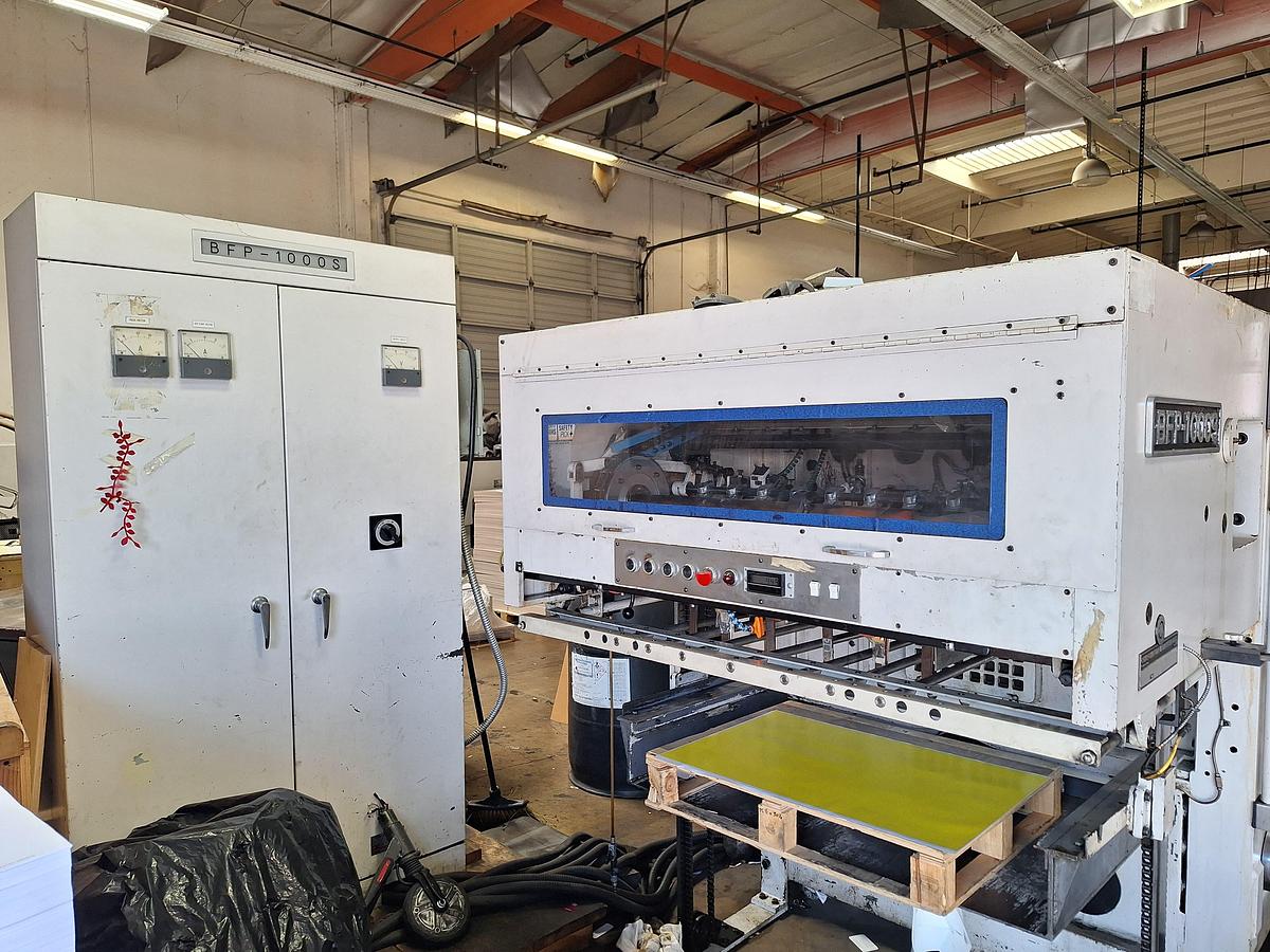 Used 1985 Iijima BFP 1000S die cutter