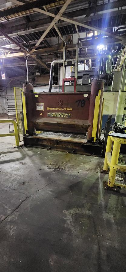 Used Black Clausen Roll Splitter 48" x 72"