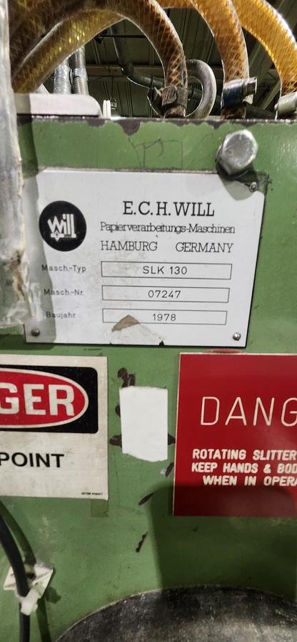 Used 1978 Will Cut Size 6 Pocket Line SLK 130