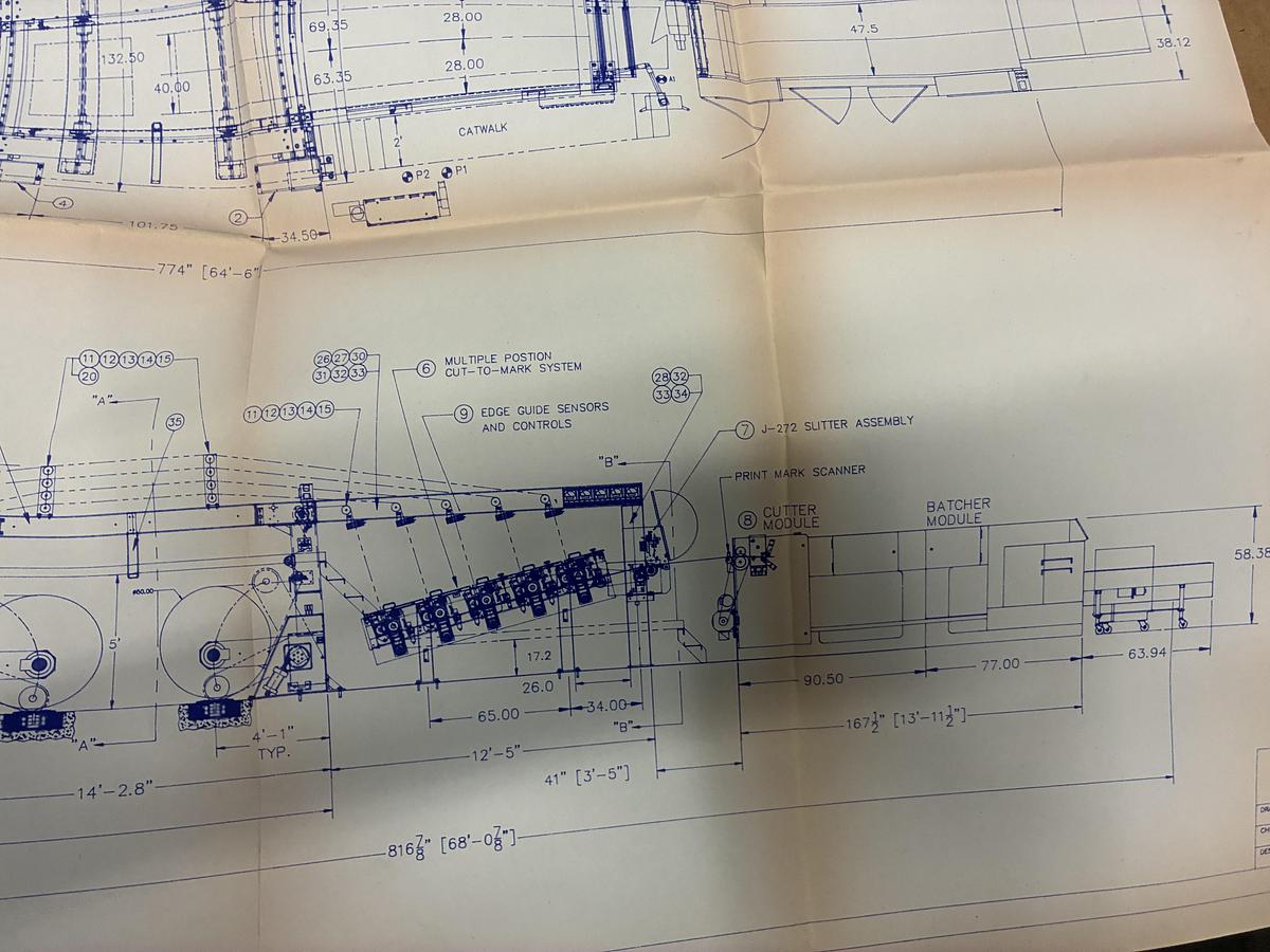 Used Evtec Cut Size Sheeter