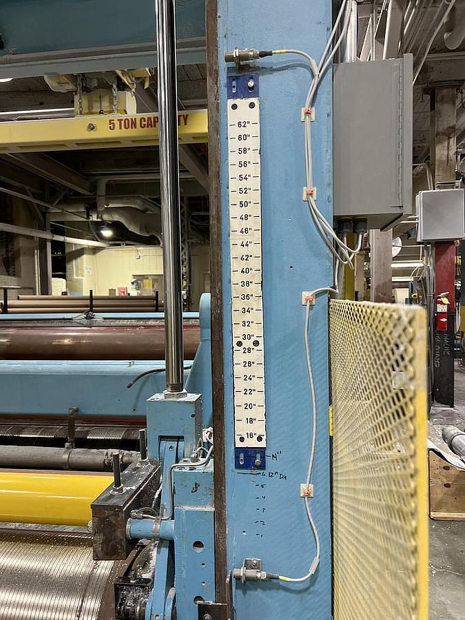 Used 116" Jagenberg Vari-Dur Rewinder