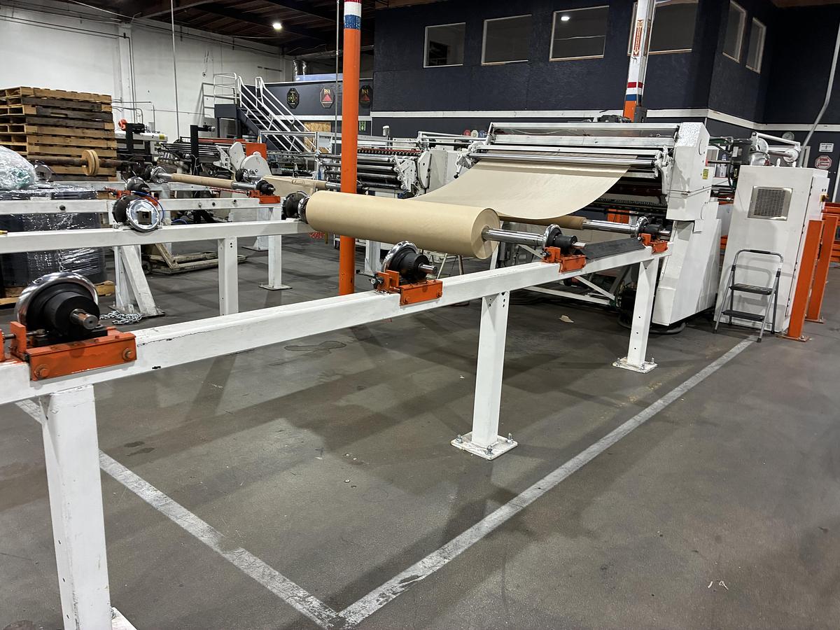 Used 72 "Beck Sheeter with Piler