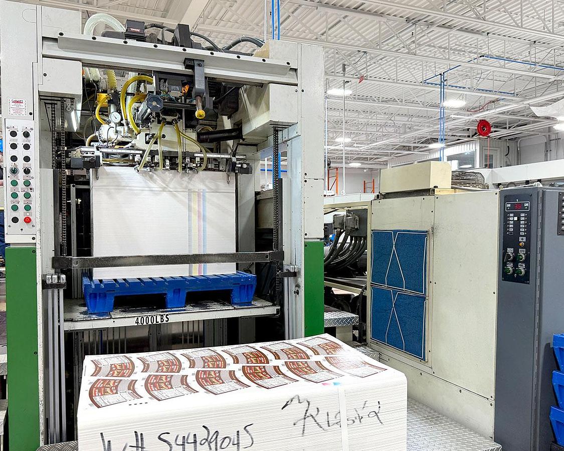 Used 1996 Bobst 102 CER Die Cutter Blanker