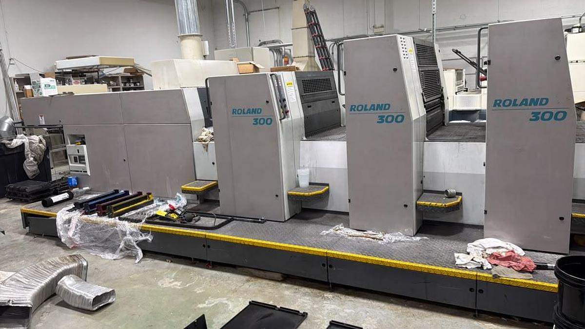 Used Man Roland 300 Printing Press