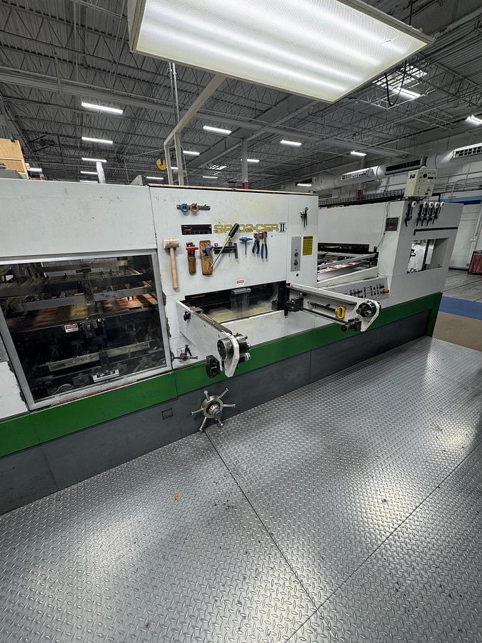 Used 1995 Bobst 102-CER II Die Cutter Blanker