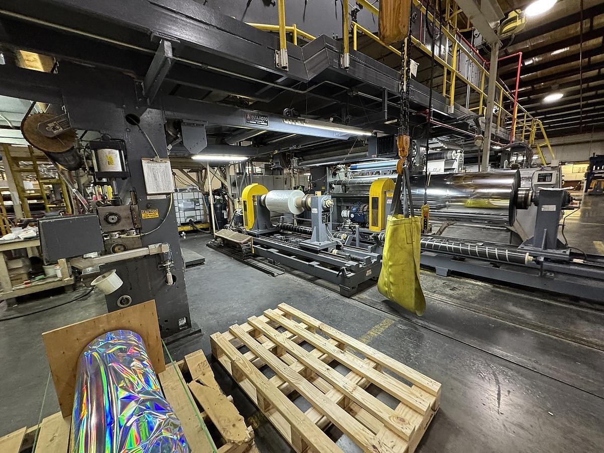 Used 2006 73" Wide Intaroto Paper, Board, Film & Foil Coater Laminator